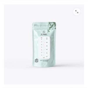 Zomee Milk Storage Bags Breastmilk Bag Container for Freezing and Refridgerating